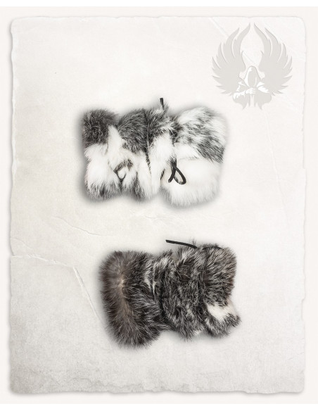 Bracciali in pelliccia di coniglio...