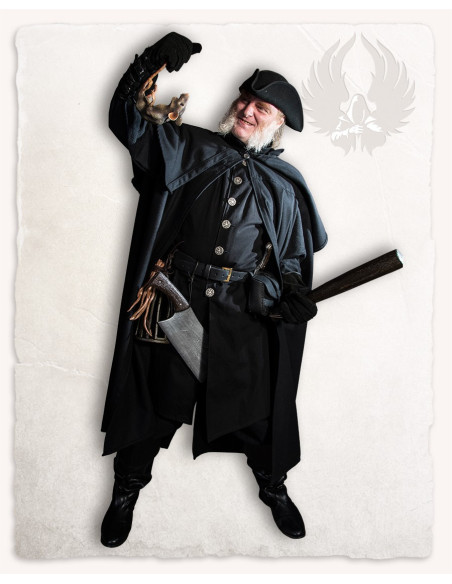 Mantello medievale a collo alto...