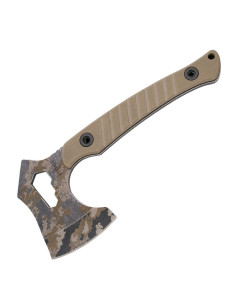 Terza ascia tattica Camouflage, con fodero
