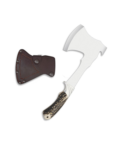 Albainox ascia da caccia corno di cervo