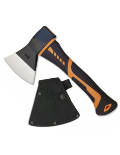 Albainox Ascia tattica arancione manico in ABS (25 cm.)