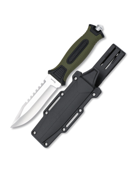 Coltello militare manico in ABS-Gomma...