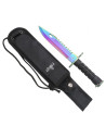 Terzo coltello tattico Mercenary Rainbow