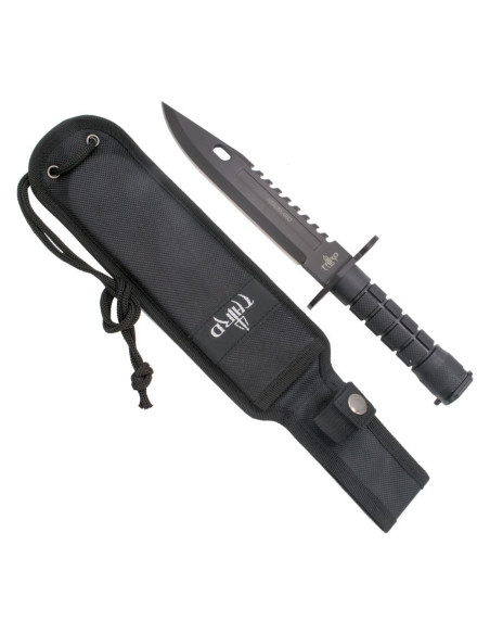 Coltello tattico Terzo Mercenario Nero