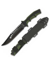Coltello Soldier Green, manico in ABS