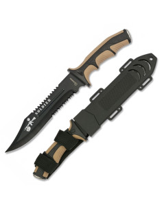 Coltello da soldato con manico in coyote