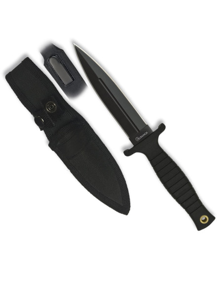 Coltello tattico nero Albainox