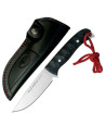 Coltello da caccia Husky, micarta nera 3D