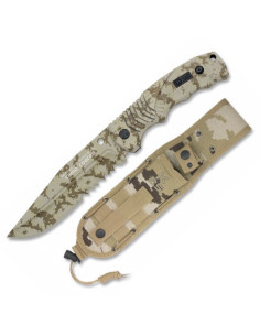 Coltello tattico RUI/K25 Camo con sega