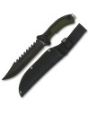 Coltello Albainox a doppia lama seghettata