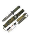 Coltello RUI Thunder II. verde mimetico
