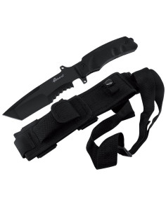 Terzo coltello tattico nero (25,5 cm.)
