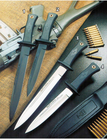 Coltello scorpione manico in gomma