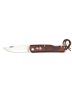Coltello tascabile da marinaio marrone chiaro con lucchetto