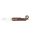Coltello tascabile da marinaio marrone scuro con lucchetto