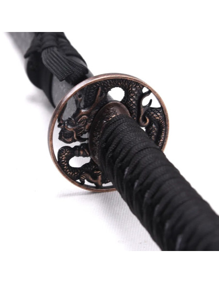 Tsuba drago katana ornamentale con...