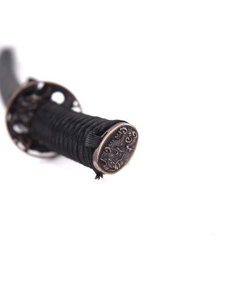 Tsuba drago katana ornamentale con...
