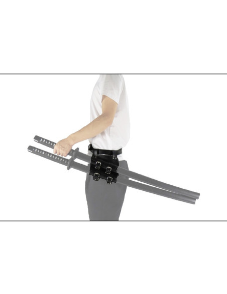 Cintura Tahalí per trasportare 2 katane