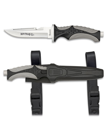 Coltello da sub Nautilus, nero