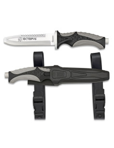 Coltello subacqueo Octopus, nero