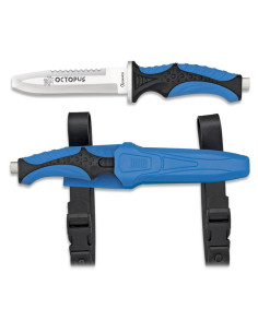Coltello subacqueo Octopus, blu