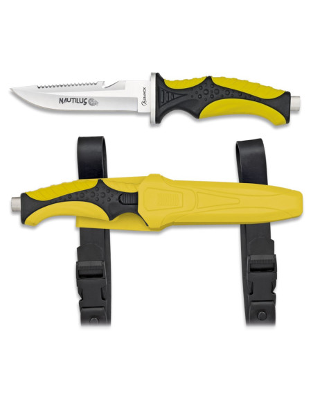 Coltello da sub Nautilus, giallo