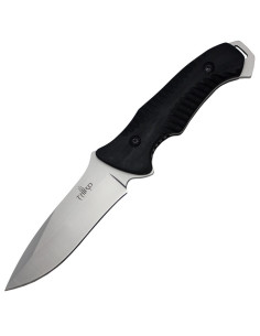 Coltello da caccia in raso con fodero in pelle