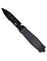Coltello Adventure nero a un taglio SCK (23,5 cm.)