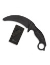 Coltello da allenamento lama curva K25 nero