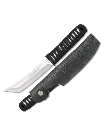 Coltello TOKISU con fodero in cuoio,... Coltello TOKISU con fodero in cuoio,...