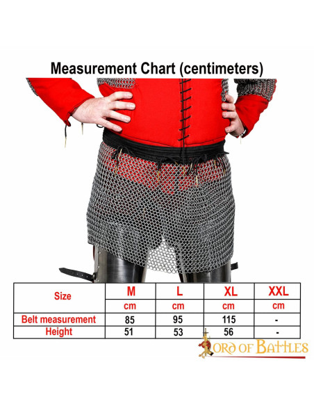 Gonna medievale in cotta di maglia...