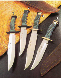 Coltello Big Mountain con impugnatura in gomma