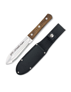 Coltello Masai Aligator a doppio taglio, con sega