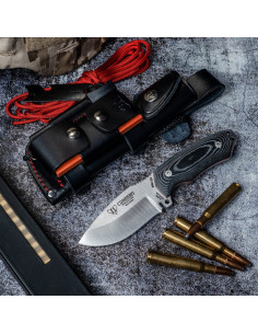 Coltello tattico Cudeman MIni Green Beret, COMPLETO