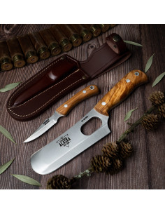Set ascia Alaska e mini coltello da caccia Alaska