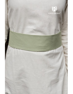 Cintura medievale regolabile Sieglinde, verde primavera