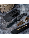 Coltello da caccia Green Beret Cadet Kydex, lama annerita