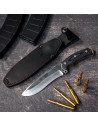 Coltello da caccia Cadet Green Beret, micarta nera