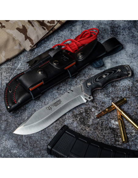 Coltello Berretto Verde, micarta...