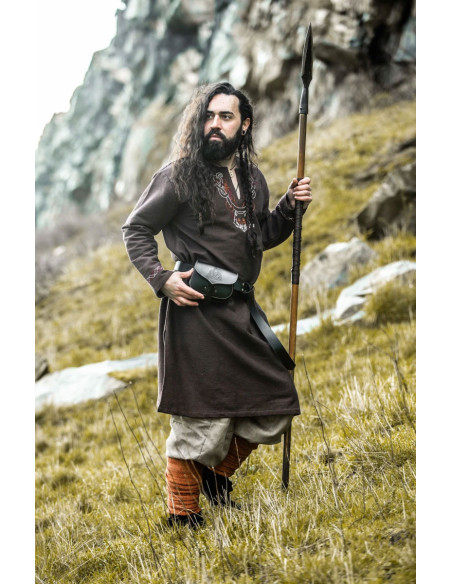 Tunica vichinga con ricamo Freki,...