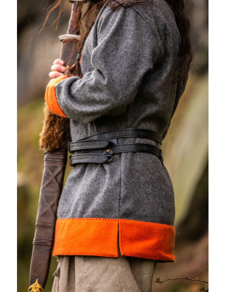 Cintura Axel Viking Double in pelle,...