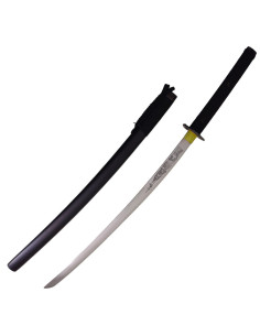 Katana decorativa nera saya con scatola in legno (103 cm.)