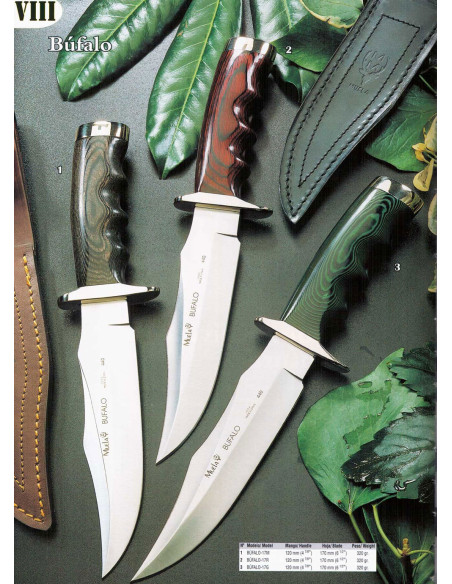 Coltello da bufalo con manico in legno