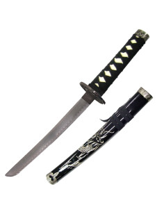 Tanto decorativo Drago saya nero (54 cm.)