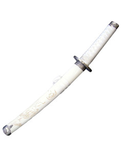 Tanto drago decorativo bianco saya (54 cm.) 2