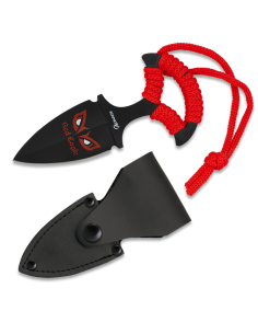 Coltello per scuoiare l'aquila rossa con fodero