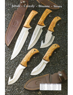 Coltello Cinghiale-Crizzly-Bison-Sioux