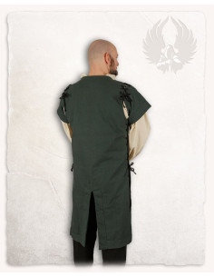 Tabardo medievale, modello Hermann, colore verde 2