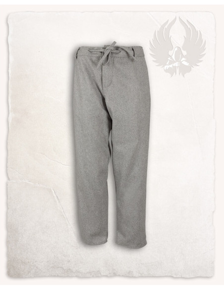 Pantalone vintage Rocco in lana grigio