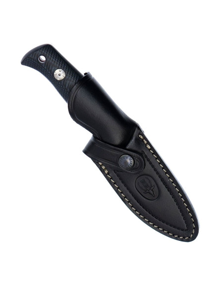 Coltello nero Micarta Tuareg Muela